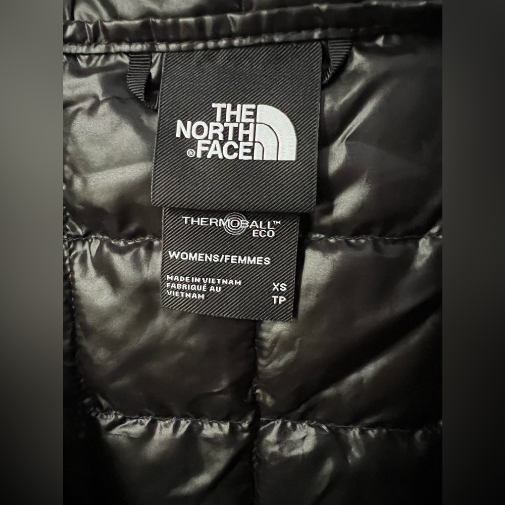 The North Face ThermoBall Eco Hooded Parka in Black Size XS New - Picture 7 of 10
